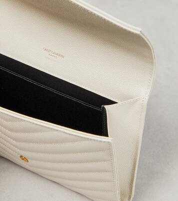 Cassandre Small matelassé leather clutch | Saint Laurent