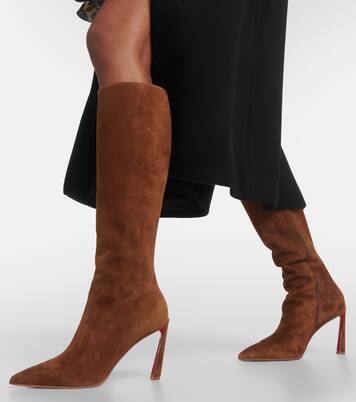 Condora Botta 85 suede knee-high boots | Christian Louboutin