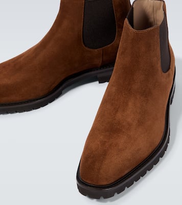 Bottines Chelsea Brompton en daim | Manolo Blahnik