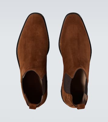 Bottines Chelsea Brompton en daim | Manolo Blahnik
