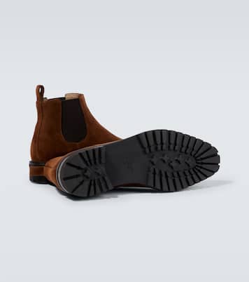 Bottines Chelsea Brompton en daim | Manolo Blahnik