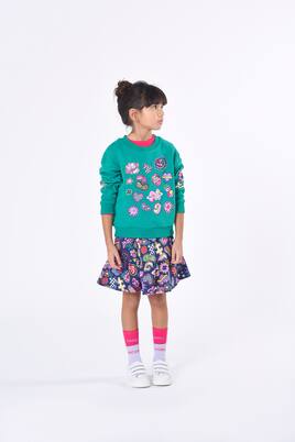 Printed cotton skirt | Marc Jacobs Kids