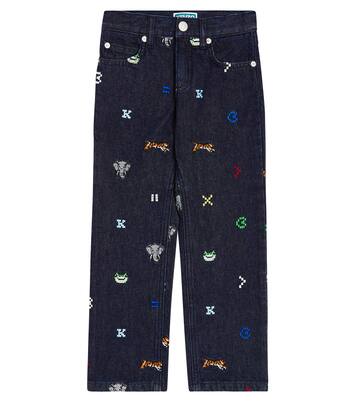 Embroidered jeans | Kenzo Kids