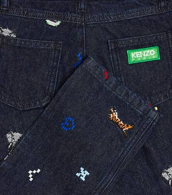 Embroidered jeans | Kenzo Kids