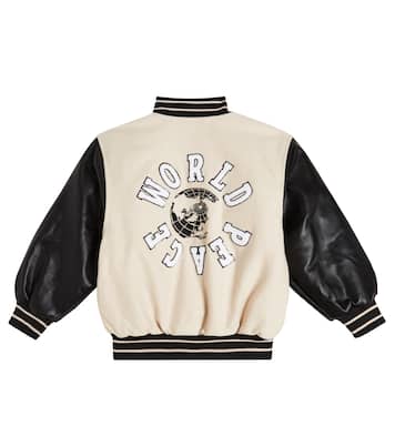 Hani wool-blend varsity jacket | Molo