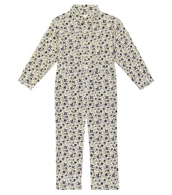 Bertie floral corduroy jumpsuit | Bonpoint