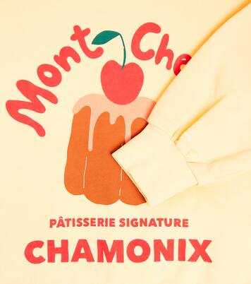 Mont Cherry cotton jersey sweatshirt | Tinycottons