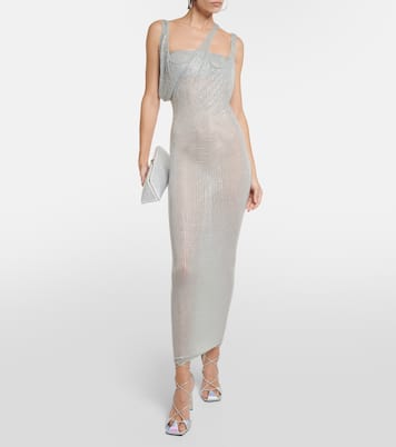 Robe midi à ornements | The Attico