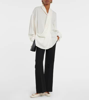 Zina leather ballet flats | Ferragamo