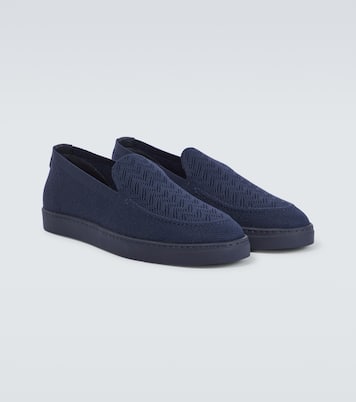 Zapatillas slip-on de lona | Giorgio Armani