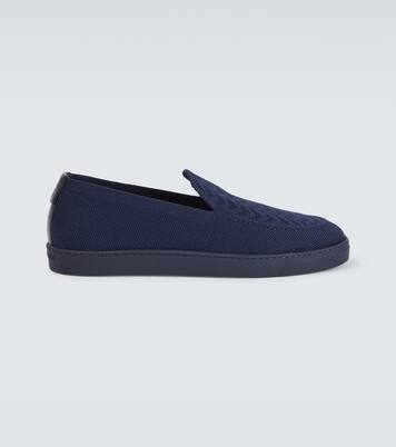 Zapatillas slip-on de lona | Giorgio Armani