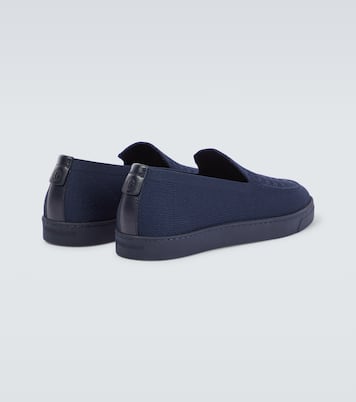 Zapatillas slip-on de lona | Giorgio Armani