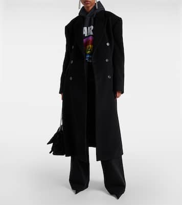 Mantel Cinched aus einem Kaschmirgemisch | Balenciaga