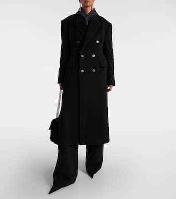 Mantel Cinched aus einem Kaschmirgemisch | Balenciaga