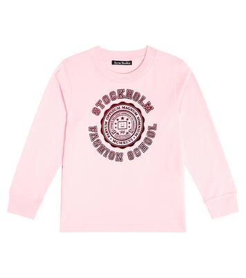 Printed cotton jersey T-shirt | Acne Studios Kids