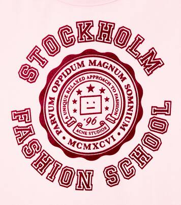 Printed cotton jersey T-shirt | Acne Studios Kids