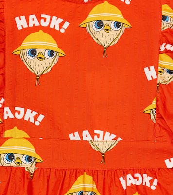 Ruffled cotton dress | Mini Rodini