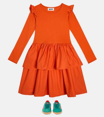 Cathi tiered cotton-blend dress | Molo