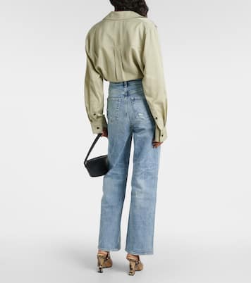 New Alexxis high-rise wide-leg jeans | AG Jeans