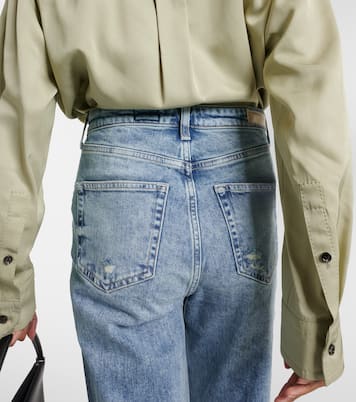 New Alexxis high-rise wide-leg jeans | AG Jeans