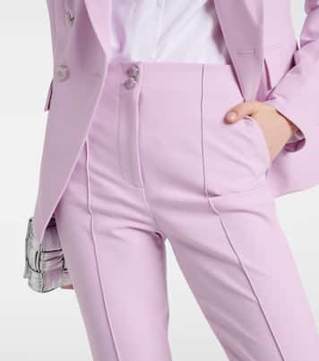 Pantaloni slim cropped Kean a vita alta | Veronica Beard