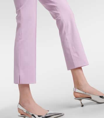 Pantaloni slim cropped Kean a vita alta | Veronica Beard