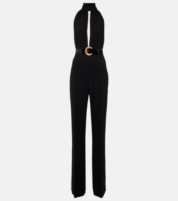 Halterneck sable jumpsuit | Tom Ford