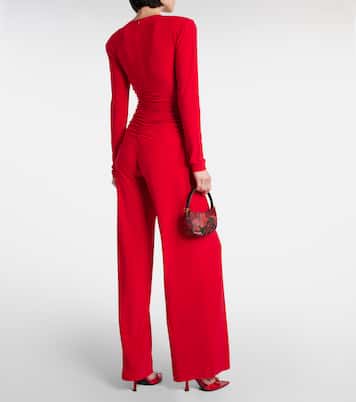 Draped wide-leg jumpsuit | Norma Kamali