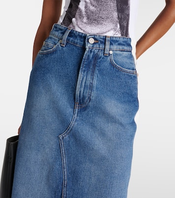 Maxirock aus Denim und Baumwolle | Jean Paul Gaultier