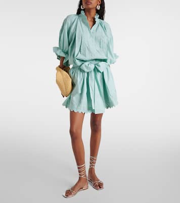 Robe brodée en coton | Juliet Dunn