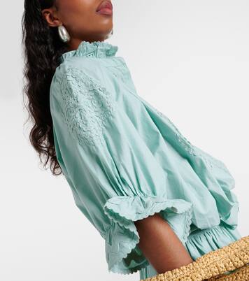 Robe brodée en coton | Juliet Dunn