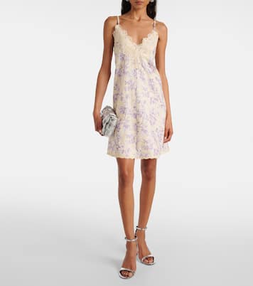 Slipdress Halliday aus Leinen mit Spitze | Zimmermann