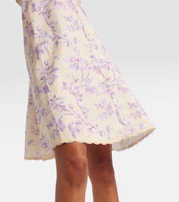 Slipdress Halliday aus Leinen mit Spitze | Zimmermann