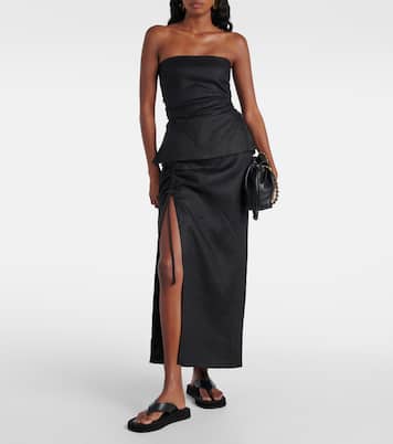 Maxirock Josefina aus Leinen | SIR