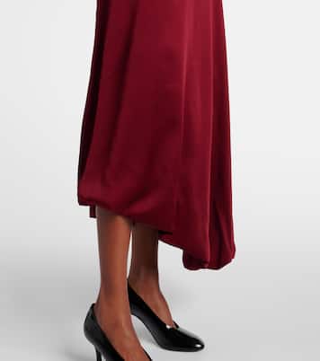 Robe midi en crêpe de satin | Victoria Beckham