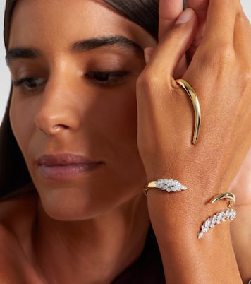 Golden Strada 18kt gold bracelet with diamonds | Yeprem