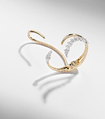 Golden Strada 18kt gold bracelet with diamonds | Yeprem