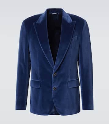 Cotton velvet blazer | Dolce&Gabbana