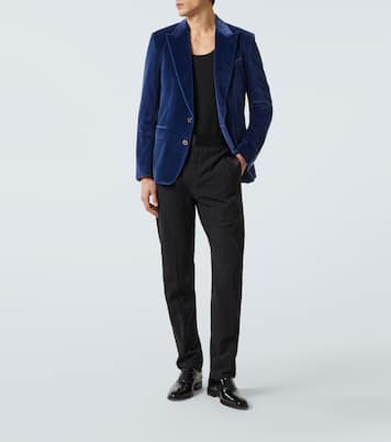 Cotton velvet blazer | Dolce&Gabbana