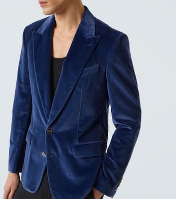 Cotton velvet blazer | Dolce&Gabbana