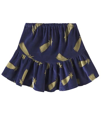 Falda Shooting Stars de terciopelo de algodón | Bobo Choses