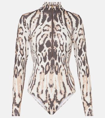 Viviane animal-print jersey bodysuit | Bogner
