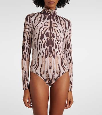 Viviane animal-print jersey bodysuit | Bogner