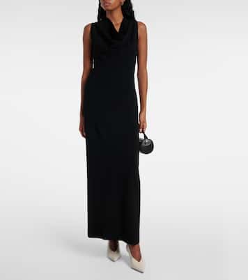 Draped wool-blend maxi dress | Toteme