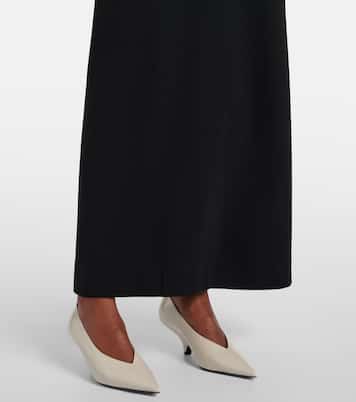 Draped wool-blend maxi dress | Toteme