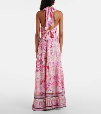 Verziertes Top aus Seide | Camilla