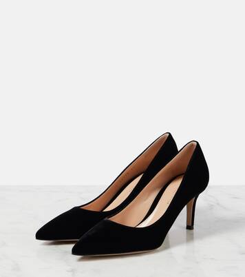 Gianvito 70 velvet pumps | Gianvito Rossi