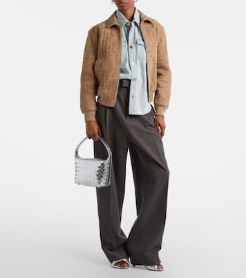 Sac Wallace en cuir intrecciato | Bottega Veneta
