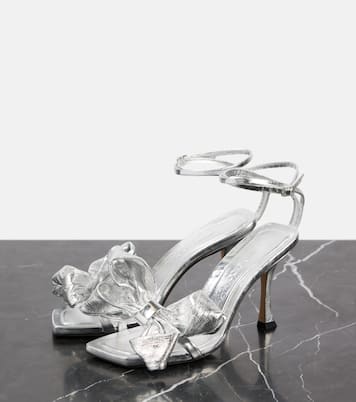 Sandalen Staz 90 aus Metallic-Leder | Jimmy Choo