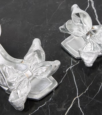 Sandalen Staz 90 aus Metallic-Leder | Jimmy Choo